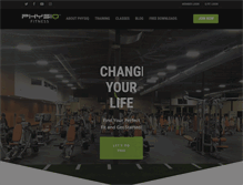 Tablet Screenshot of physiqfitness.com